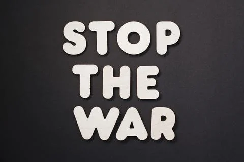 Stop the war Stock Photos