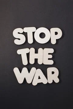 Stop the war Stock Photos