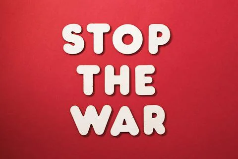 Stop the war Stock Photos