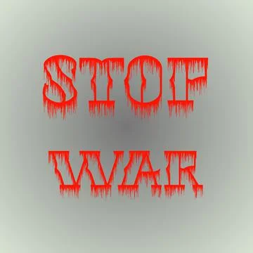 Stop War Poster Text Letter Stylish Font HD Photo Background Wallpaper Stock Illustration
