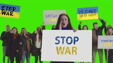 Stop The War in Ukraine 스톡 동영상 171482557