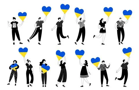 Stop war in Ukraine Stock Illustration