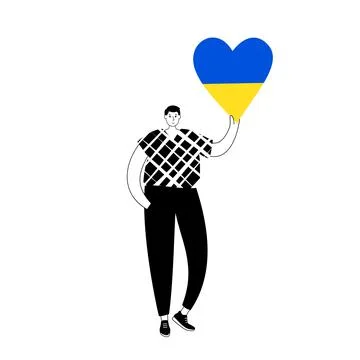 Stop war in Ukraine Stock Illustration