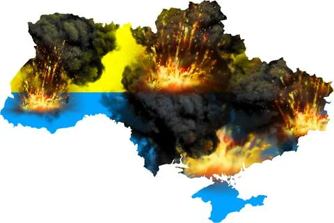 Stop war in Ukraine Stock Illustration