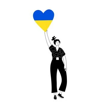 Stop war in Ukraine Illustrazione stock