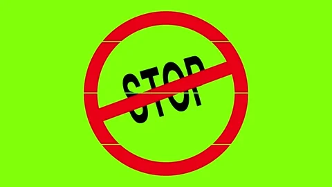 Stop Warning Icon Motion Graphic for Attention-Grabbing Message, Alert Stock Footage 310477589