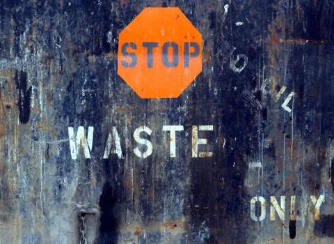 Stop Waste Stock Photos