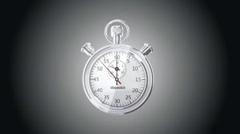 Stop watch animation 1 min 스톡 동영상 12533272