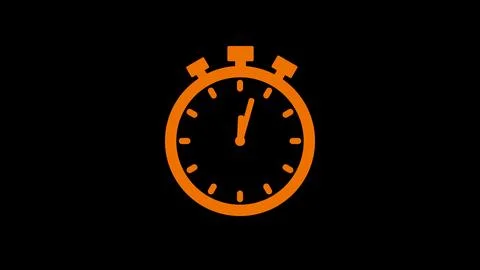 Stop watch clock brown black background 스톡 일러스트