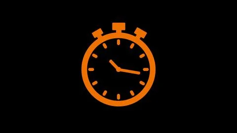 Stop watch clock brown black background 2 Stock Illustration