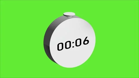 Stop watch with Green Screen 30 Second. Stock Footage 238905588