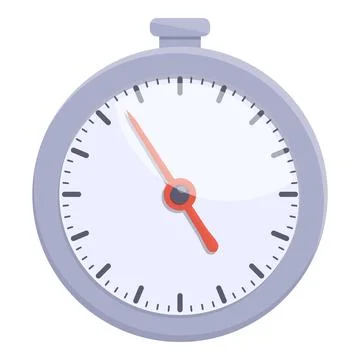 Stop watch icon cartoon vector. Timer clock 库存插图