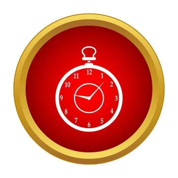 Stop watch icon showing time measurement deadline 스톡 일러스트