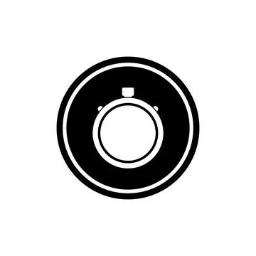 Stop watch icon vector Stock Illustration