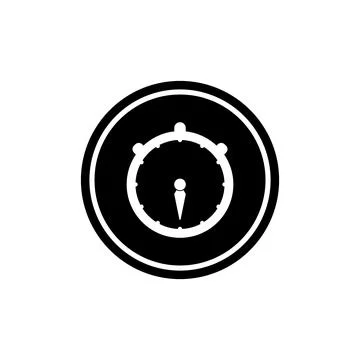 Stop watch icon vector 库存插图