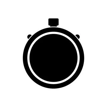 Stop watch icon vector Stock Illustration
