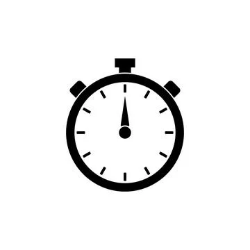 Stop watch icon vector Stock Illustration