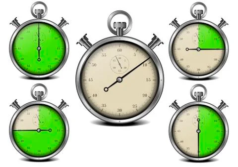 Stop watch Stock Illustration