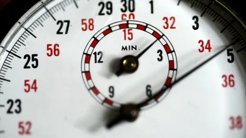 Stop watch is running close up Stock Footage 101185476