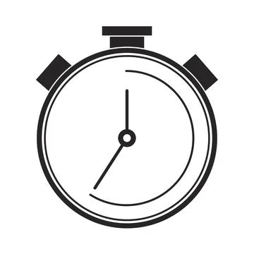 Stop watch timer icon - vector illustration Stock Illustration