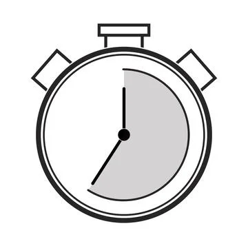 Stop watch timer icon - vector illustration Stock Illustration