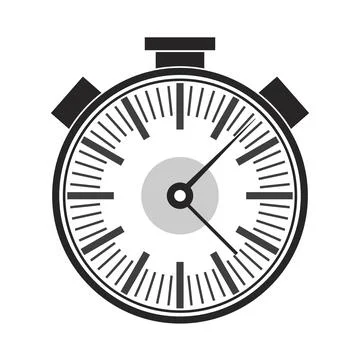 Stop watch timer icon - vector illustration Stock Illustration