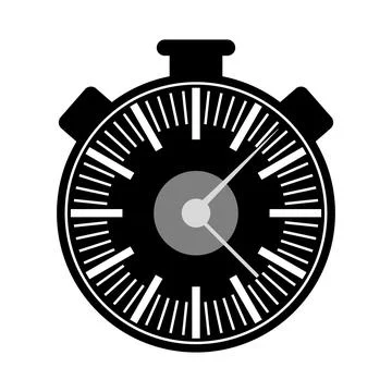 Stop watch timer icon - vector illustration Stock Illustration