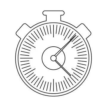 Stop watch timer icon - vector illustration Stock Illustration