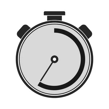 Stop watch timer icon - vector illustration Stock Illustration