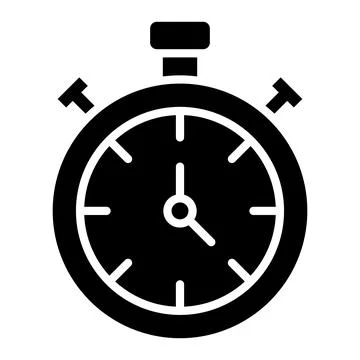 Stop watch Vector Icon Design Illustration Illustrazione stock