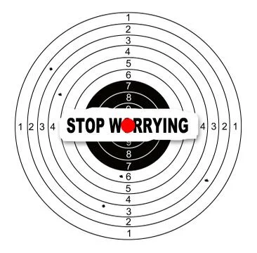 Stop worrying Ilustración de archivo