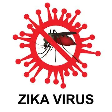 Stop zika virus Stock Illustration