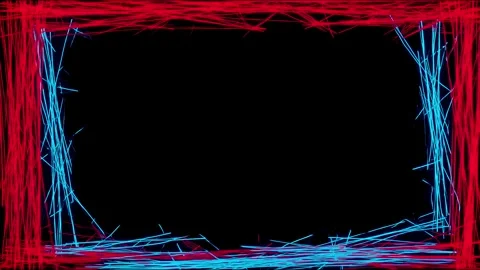 Stopmotion animation with abstract handdrawn artistic backgrounds loop 4k Video stock 315347789