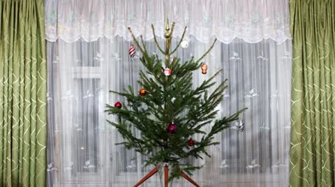 Stopmotion Christmas Tree Video stock 20442230