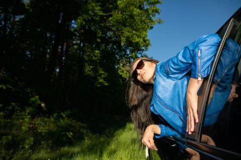 A stopover in the forest on the side of the road during long journeys by Photos