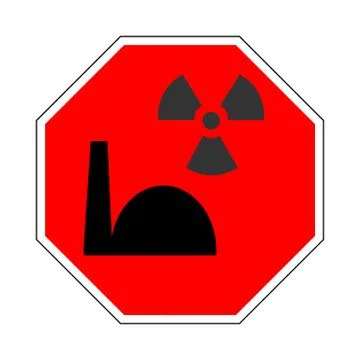 Stopp Atomkraft Stock Illustration