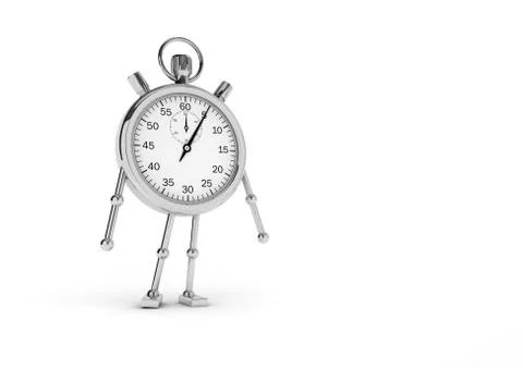 Stopped clock Stock Illustration