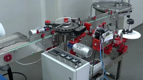 Stopped machine for the production of vaccines. Stock Footage 155297846