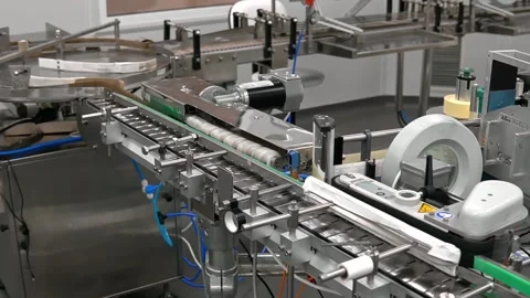 Stopped machine for the production of vaccines. Stock Footage 163695680