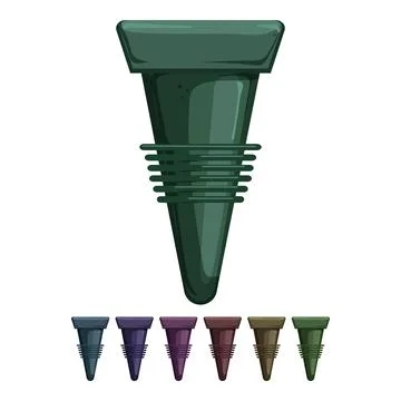 Stopper wine cork cartoon vector graphic Stock Illustration