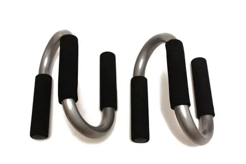 Stops for pushups on a white background Stock Photos