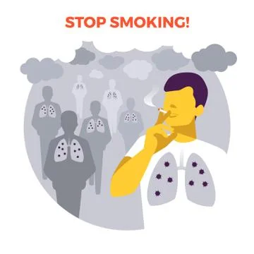 StopSmokingNeg Stock Illustration