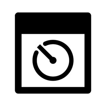 Stopwatch 2 Icon Stock Illustration