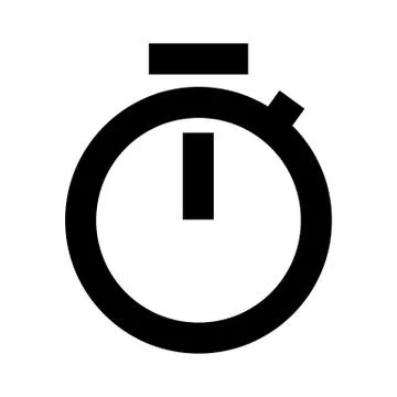 Stopwatch 3 Web Icon Stock Illustration