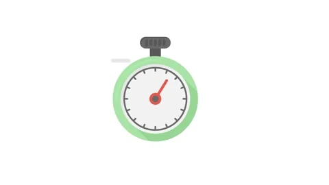 A stopwatch and a dollar coin placed on a clean white background, symbolizi.. Stock Footage 332199282