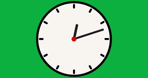 Stopwatch animation icon design moving arrows on green screen. clock time lap Stock Footage 102384125