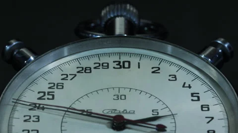 Stopwatch On A Black Background 3 Stock-Footage 58778717