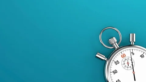 Stopwatch on blue background Video stock 74794098