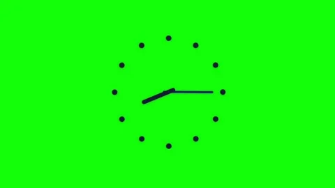 Stopwatch Clock icon with moving arrows. Stock Footage 285115785