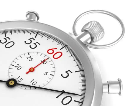 Stopwatch concept  3d illustration Stock Illustration